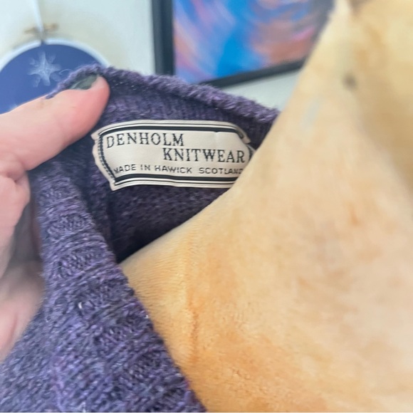 ☀️Vintage Denholm Knitwear wool sweater - Picture 7 of 9